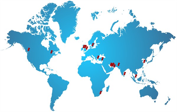 world-map-open evening 2017 with pins